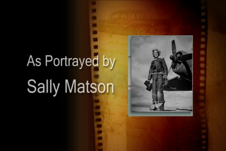 Thumbnail image for Sally Matson as Margaret Burke-White Photographer