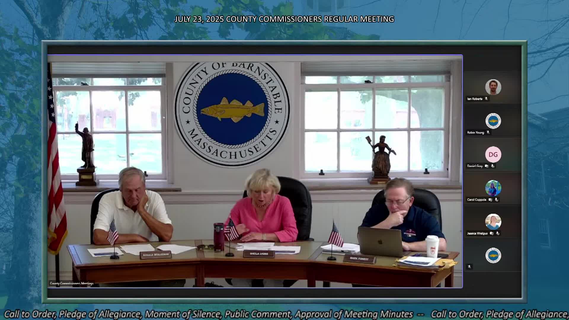 Thumbnail image for Barnstable County Commissioners 7-23-2025