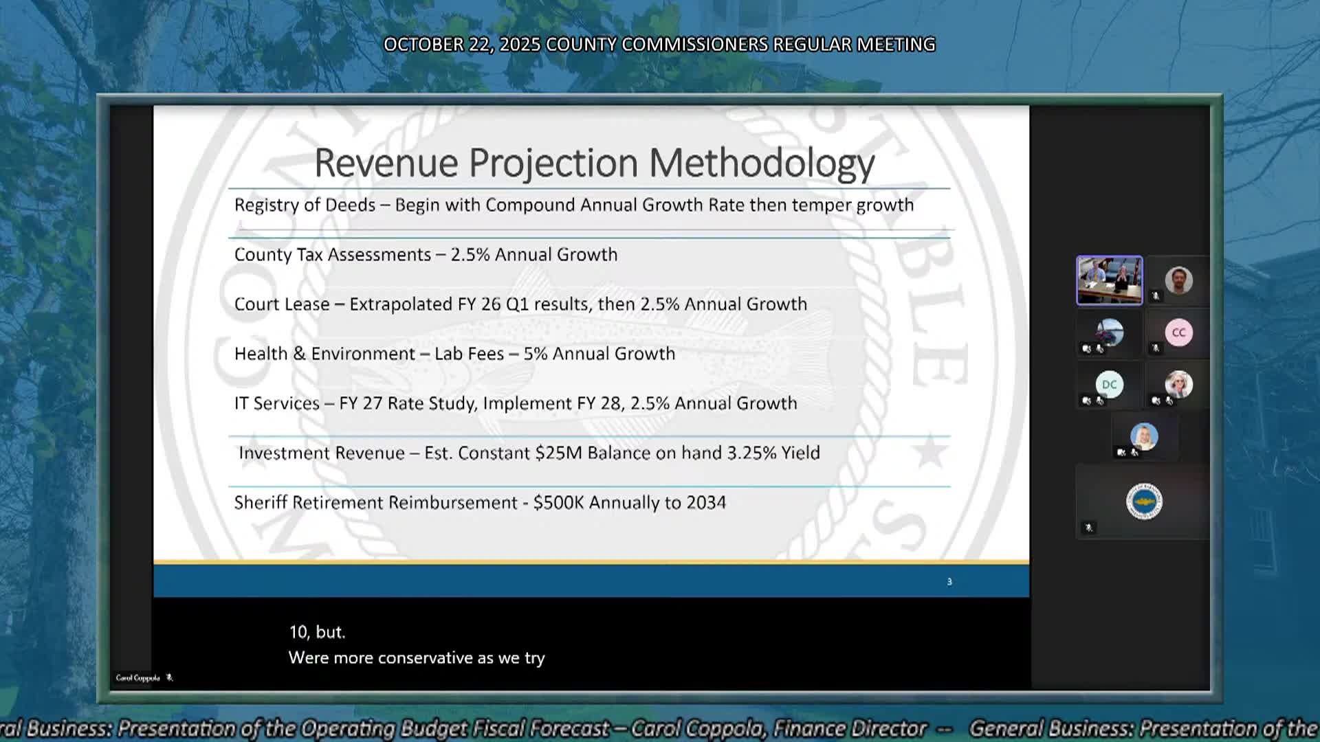 Barnstable County Commissioners 10-22-2025