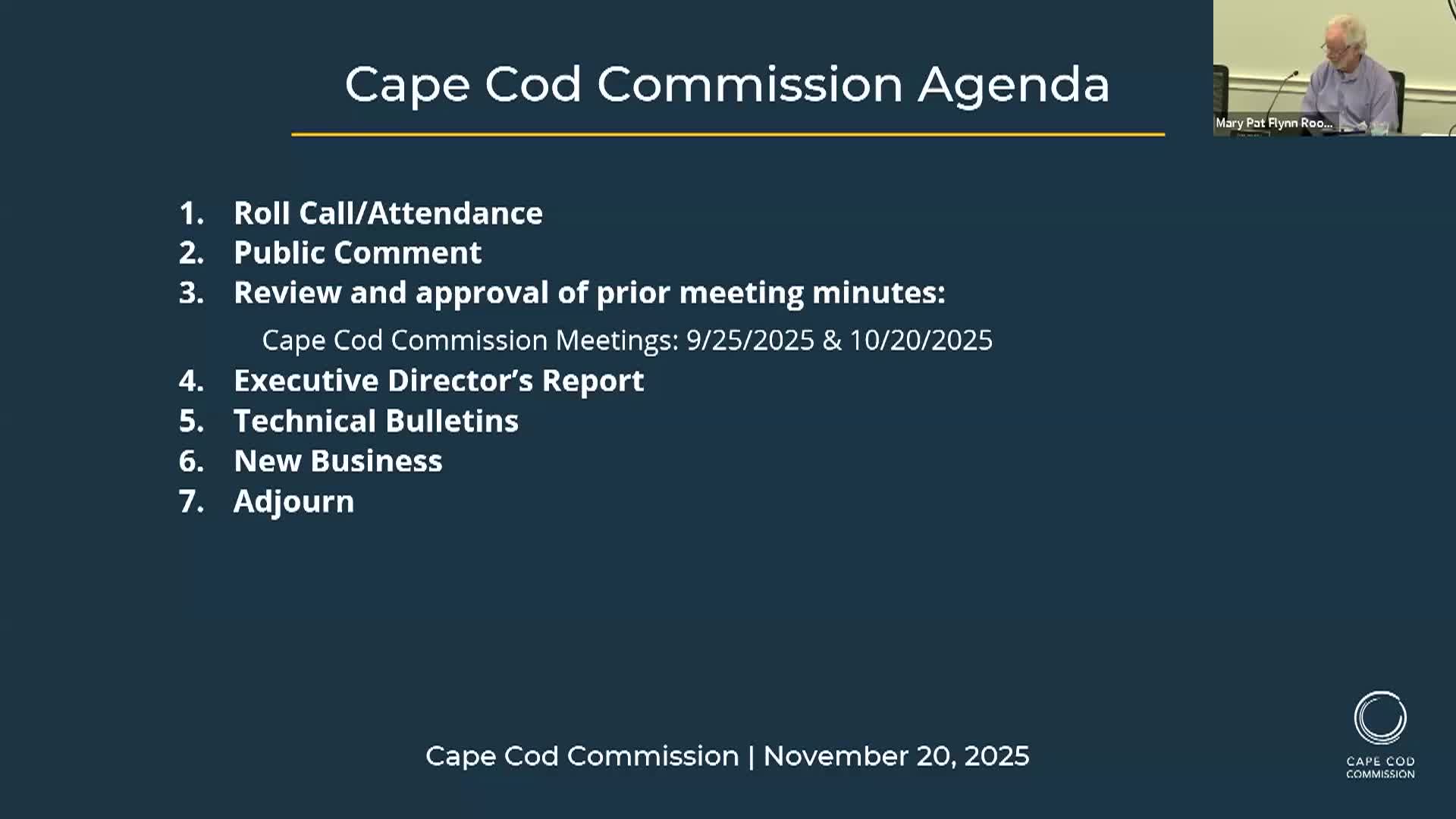 Cape Cod Commission 11-20-2025