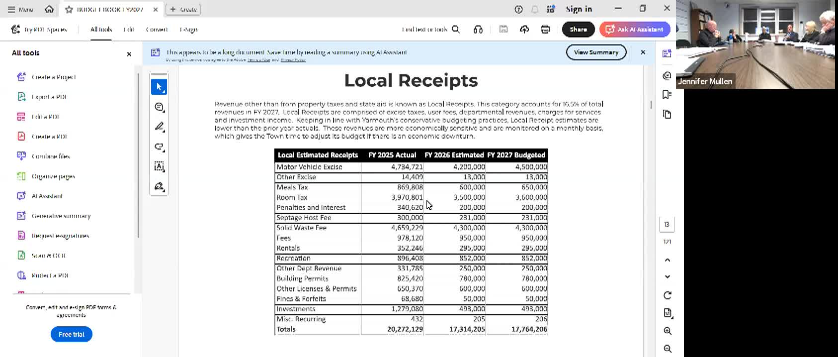 Finance Committee 1-7-2026