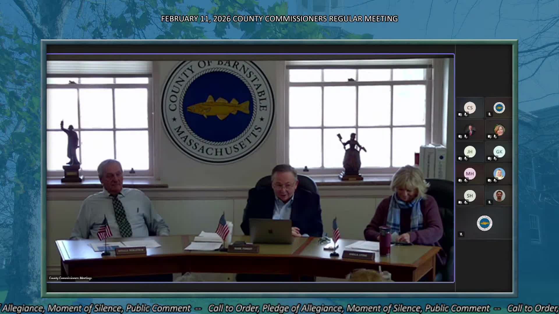 Barnstable County Commissioners 2-11-2026