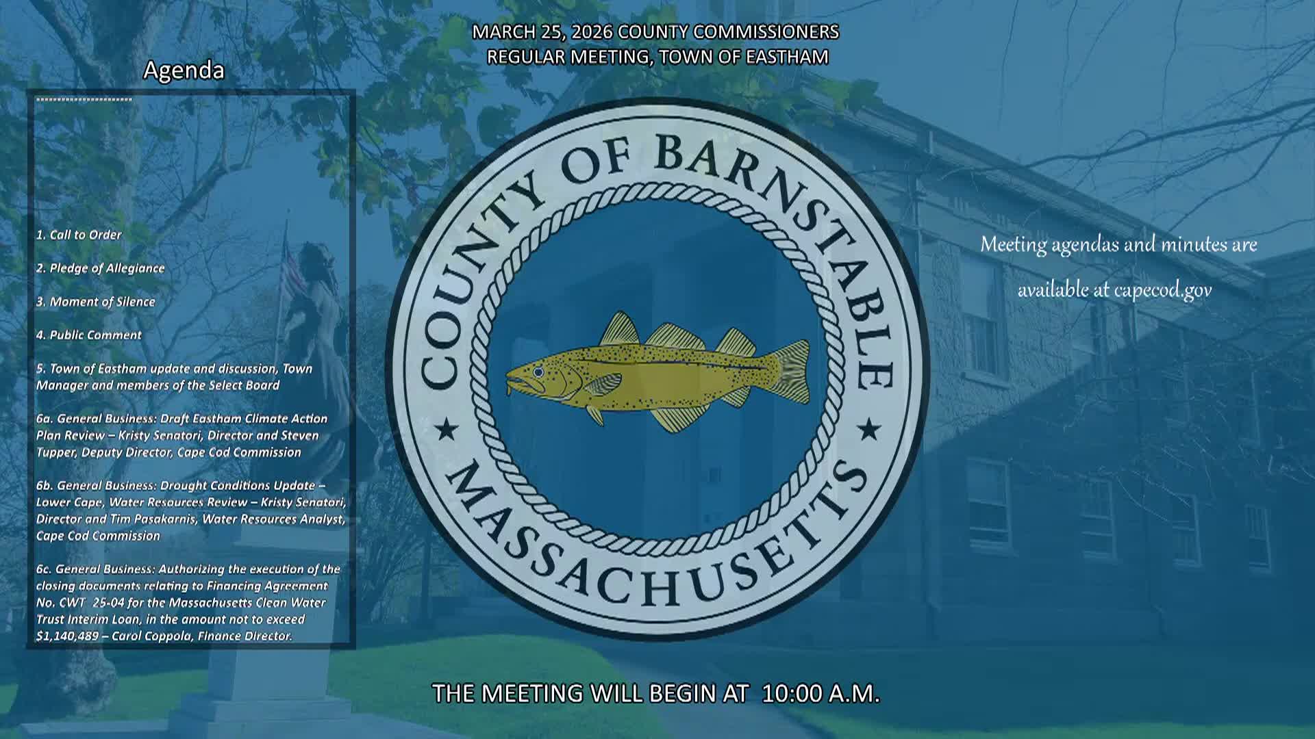Barnstable County Commissioners 3-25-2026