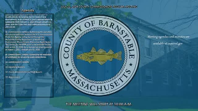Thumbnail image for County Commissioners Special Meeting 7-31-2024